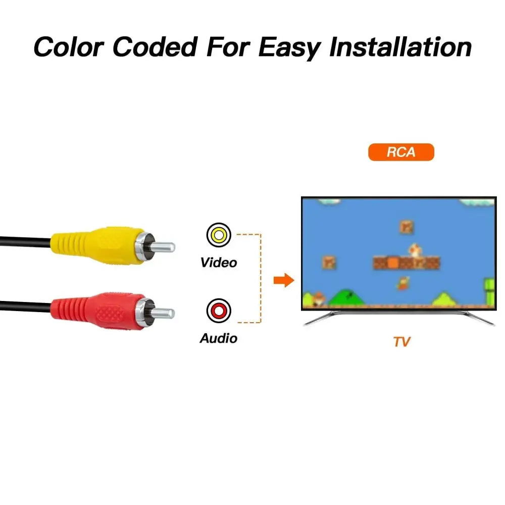 AV Kabel til Nintendo NES 8-bit - RetroGaming.no
