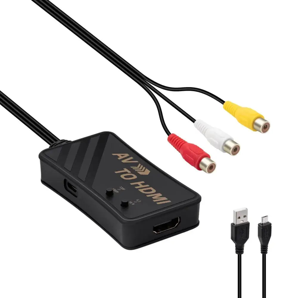 HDTV HDMI Adapter For AV / Kompositt Signaler - RetroGaming.no
