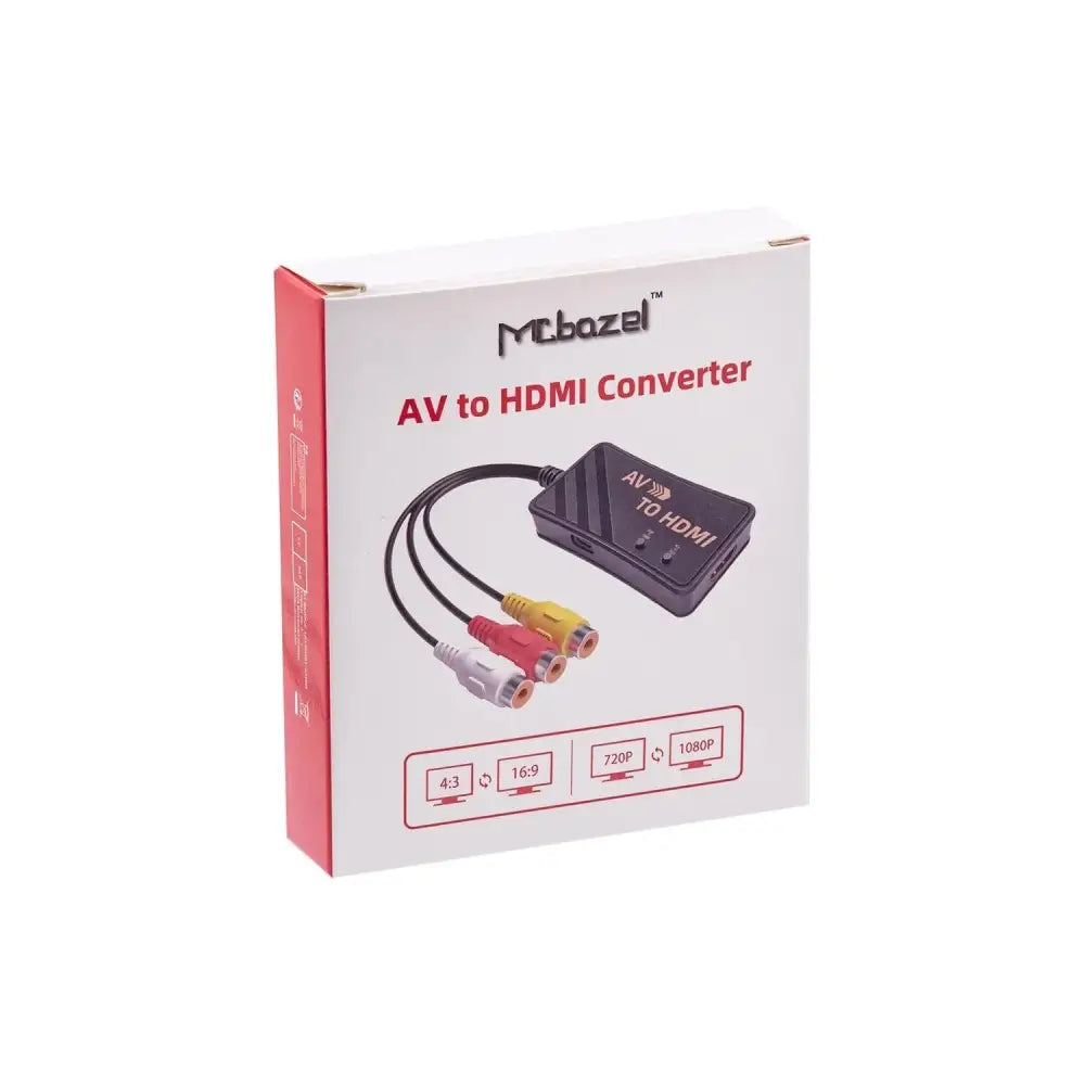HDTV HDMI Adapter For AV / Kompositt Signaler - RetroGaming.no