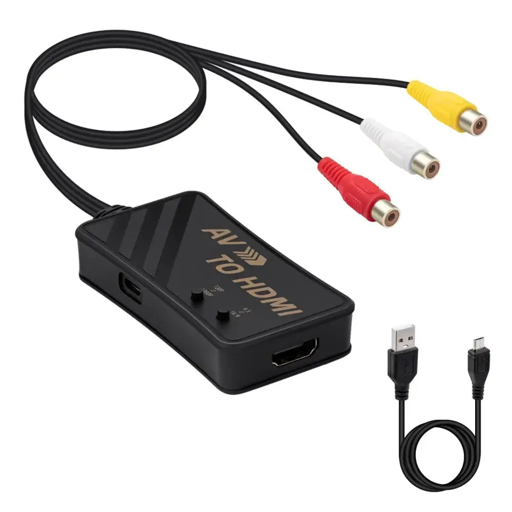 HDTV HDMI Adapter For AV / Kompositt Signaler - RetroGaming.no