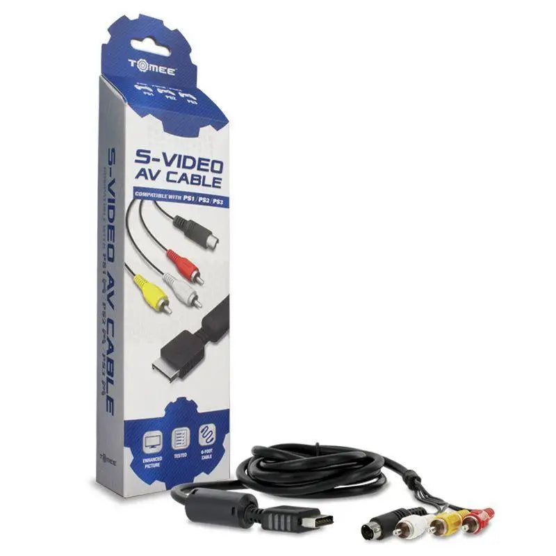 AV/S-VHS Kabel til Playstation 1 og 2 - Tomee - RetroGaming.No