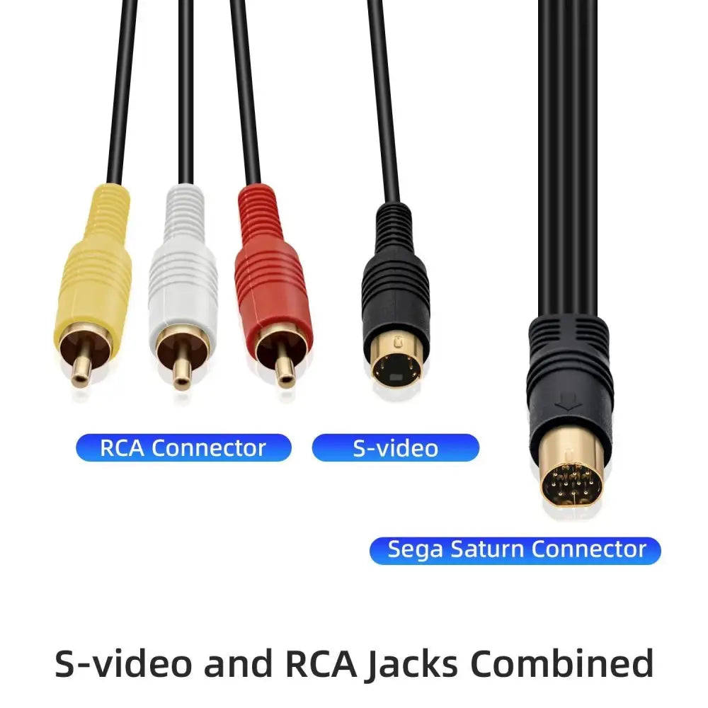 AV / S-Video Kabel for Sega Saturn - Kabler