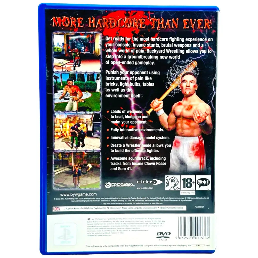 Backyard Wrestling: Don’t Try This At Home - PlayStation 2 (PS2) Spill - Spill