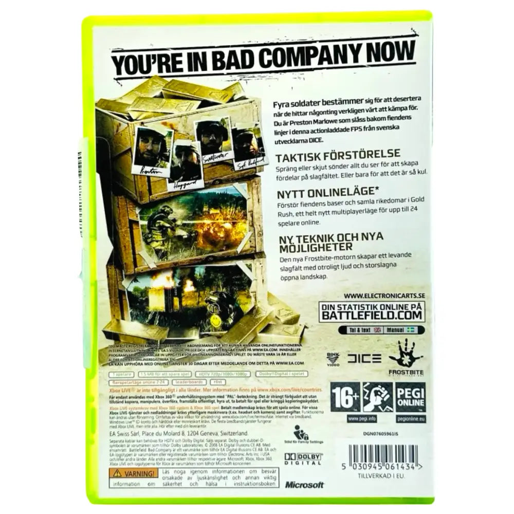 Battlefield: Bad Company - Xbox 360 Spill