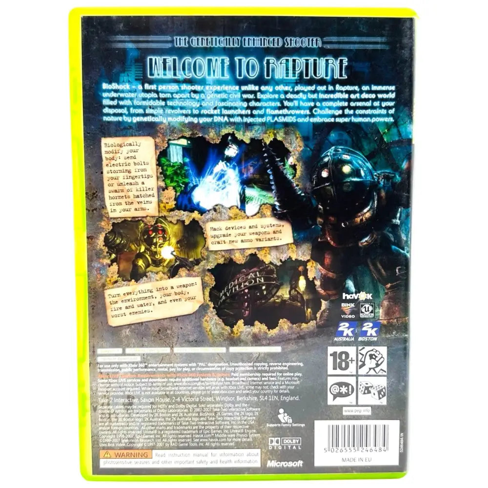 BioShock - Xbox 360 Spill