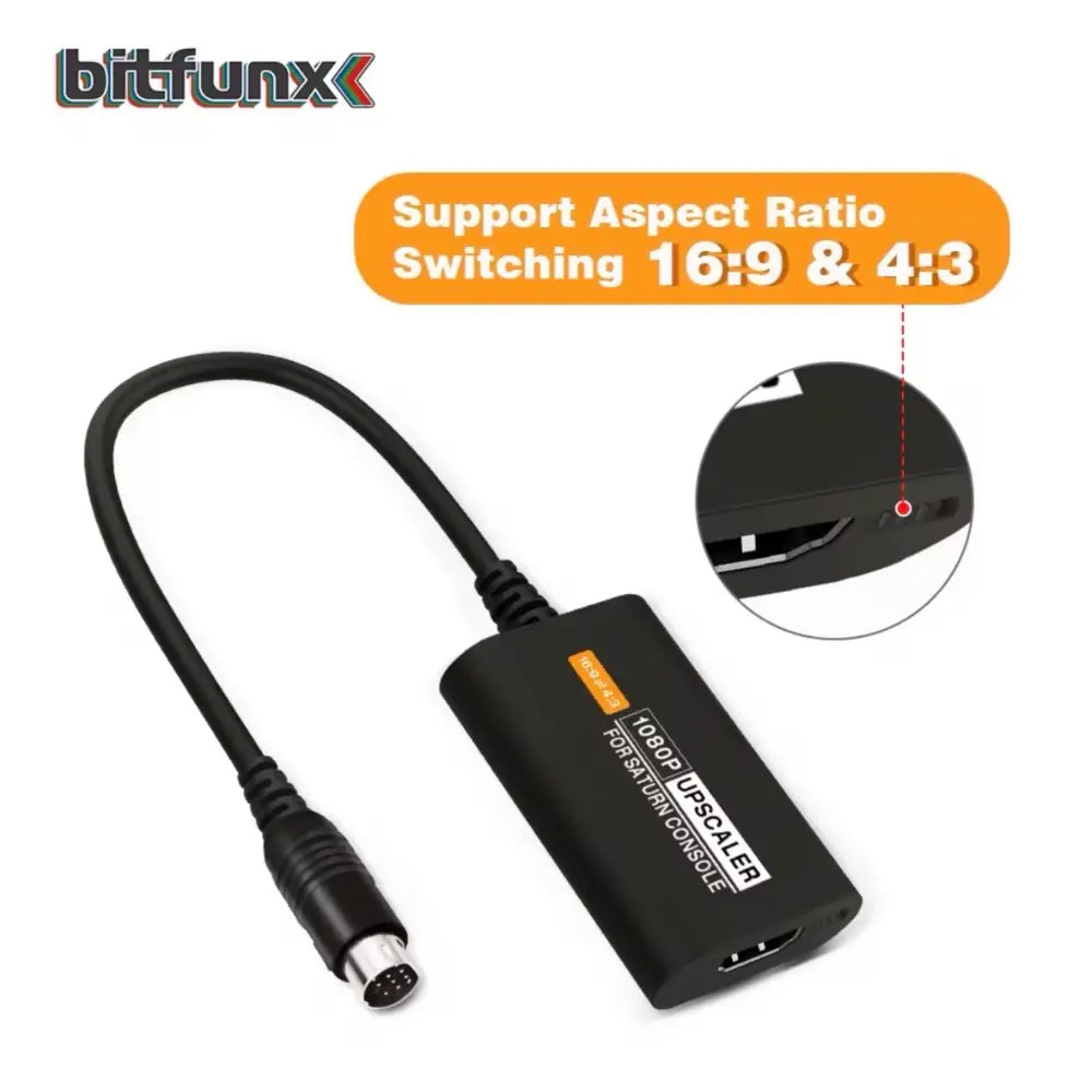 Bitfunx HDTV Kabel for Sega Saturn - Konverter