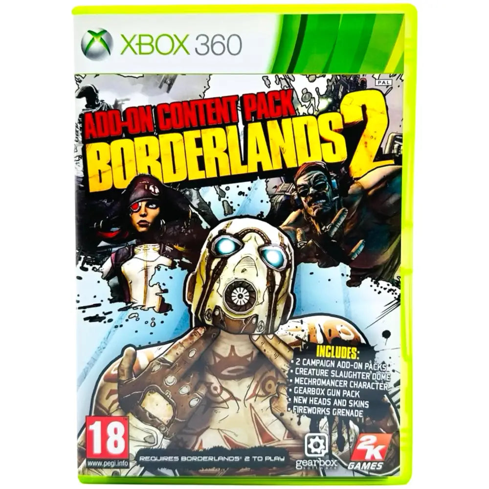 Borderlands 2 Add-On Pac - Xbox 360 Spill - Spill