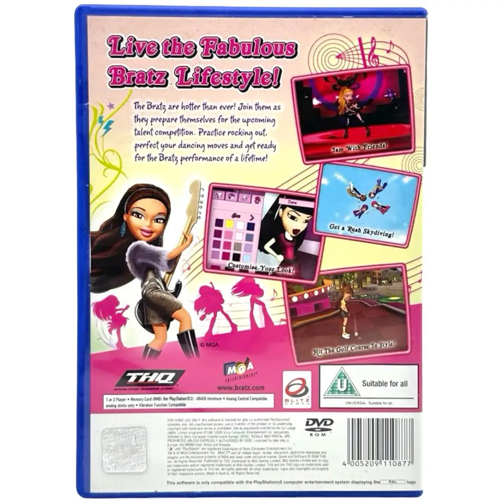 PS2: Bratz Girlz Really Rock - RetroGaming.no