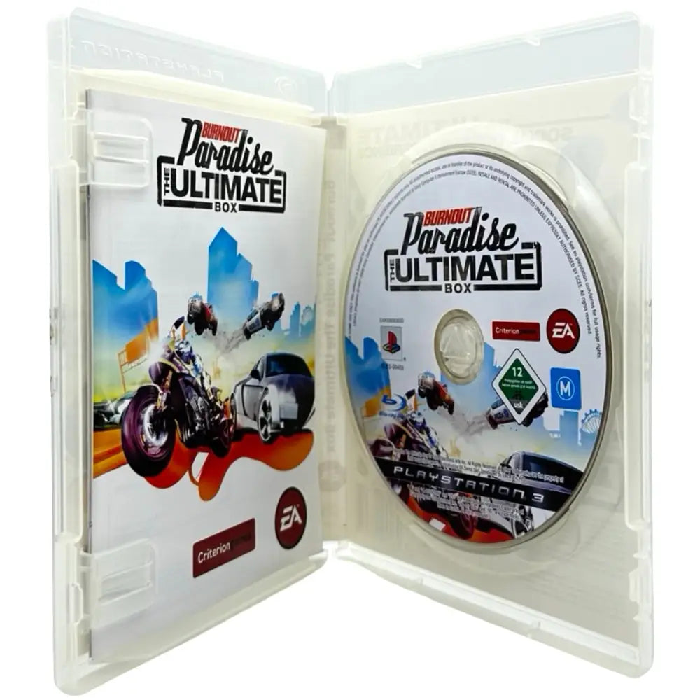 Burnout Paradise: The Ultimate Box - PlayStation 3 (PS3) Spill