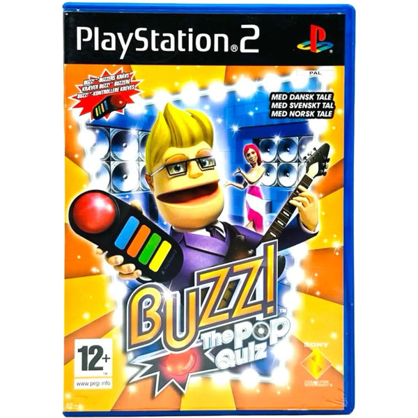 Jeu Buzz Le Quiz Pop PS2 - Occasion Bon état, Avec Notice, Pour Soirées Entre Amis