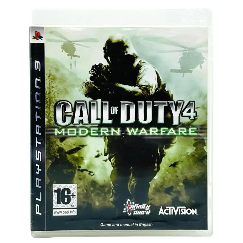 Call Of Duty 4: Modern Warfare - PlayStation 3 (PS3) Spill - Cover - Manual - Spill/Disk / Standard