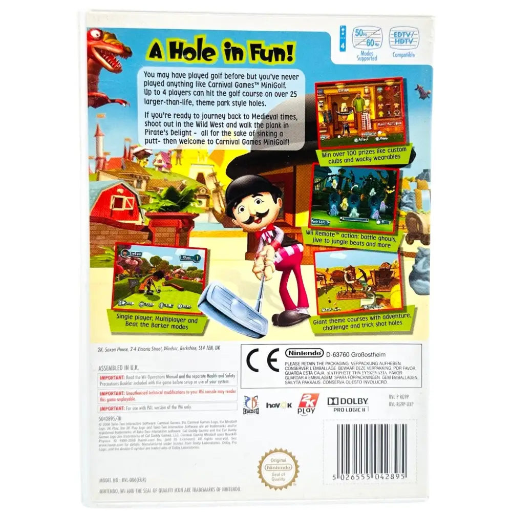 Wii: Carnival Games: Mini Golf - RetroGaming.no