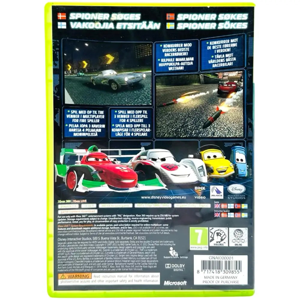 Cars 2 - Xbox 360 Spill