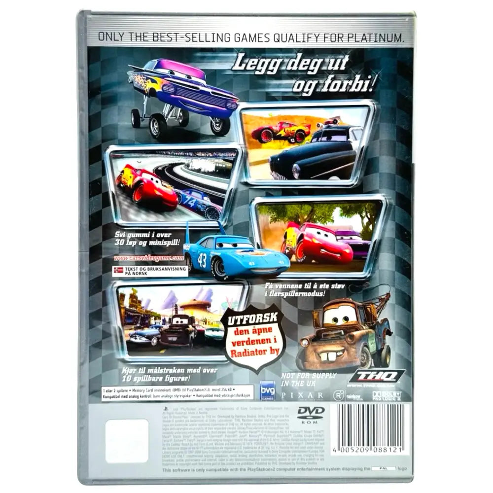 Cars - PlayStation 2 (PS2) Spill