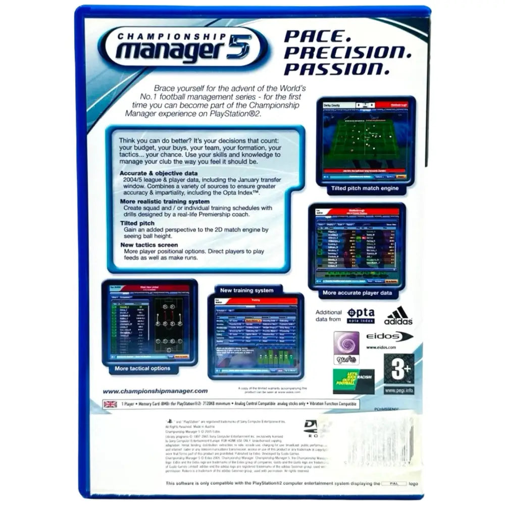 PS2: Championship Manager 5 - RetroGaming.no