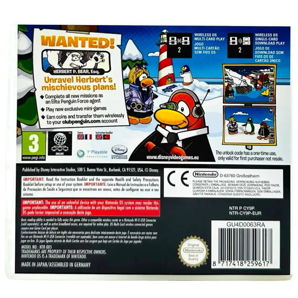 Club Penguin Elite Penguin Force: Herbert’s Revenge - Nintendo DS Spill - Spill