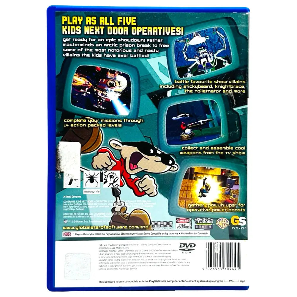 Codename Kids Next Door Operation VIDEOGAME - PlayStation 2 (PS2) Spill - Spill