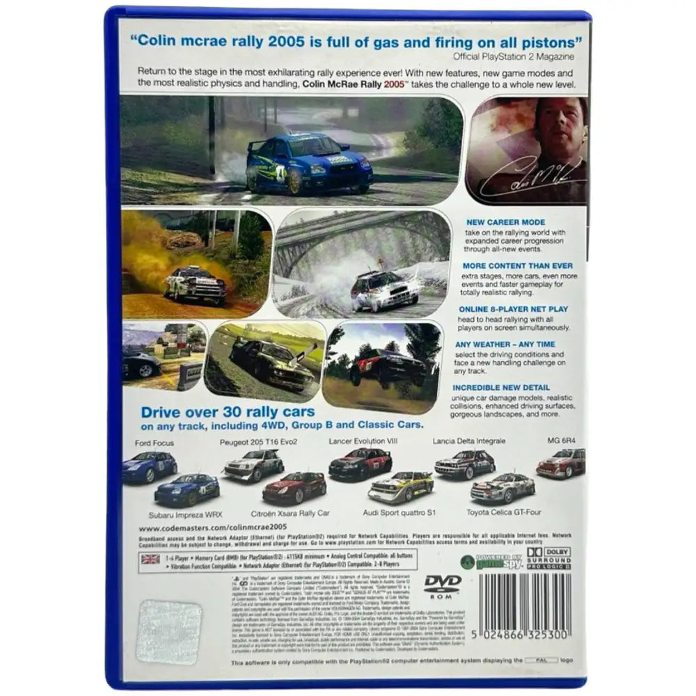 PS2: Colin McRae Rally 2005 - RetroGaming.no
