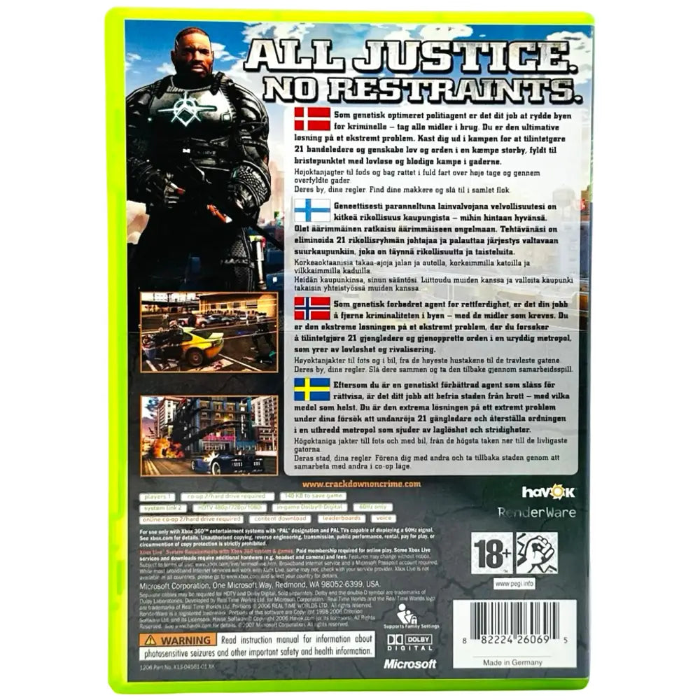 Crackdown - Xbox 360 Spill