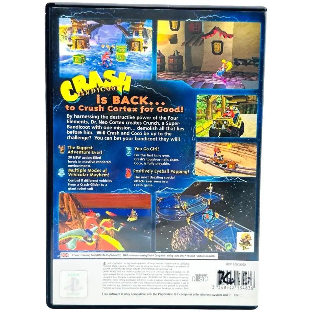 PS2: Crash Bandicoot The Wrath Of Cortex - RetroGaming.no