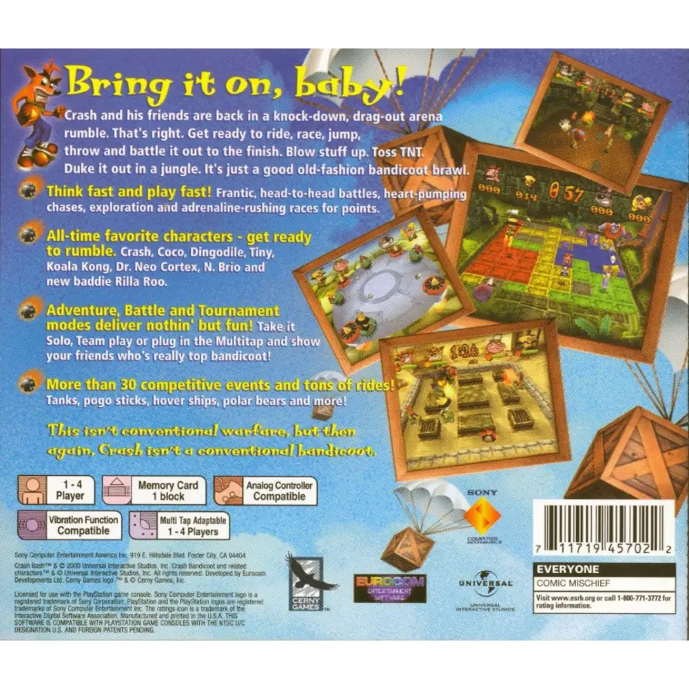 Crash Bash - PlayStation 1 (PS1) Spill
