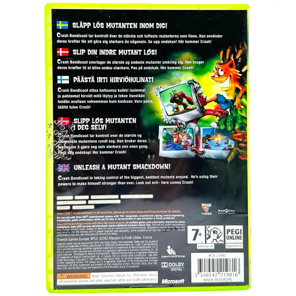 Crash: Mind Over Mutant - Xbox 360 Spill