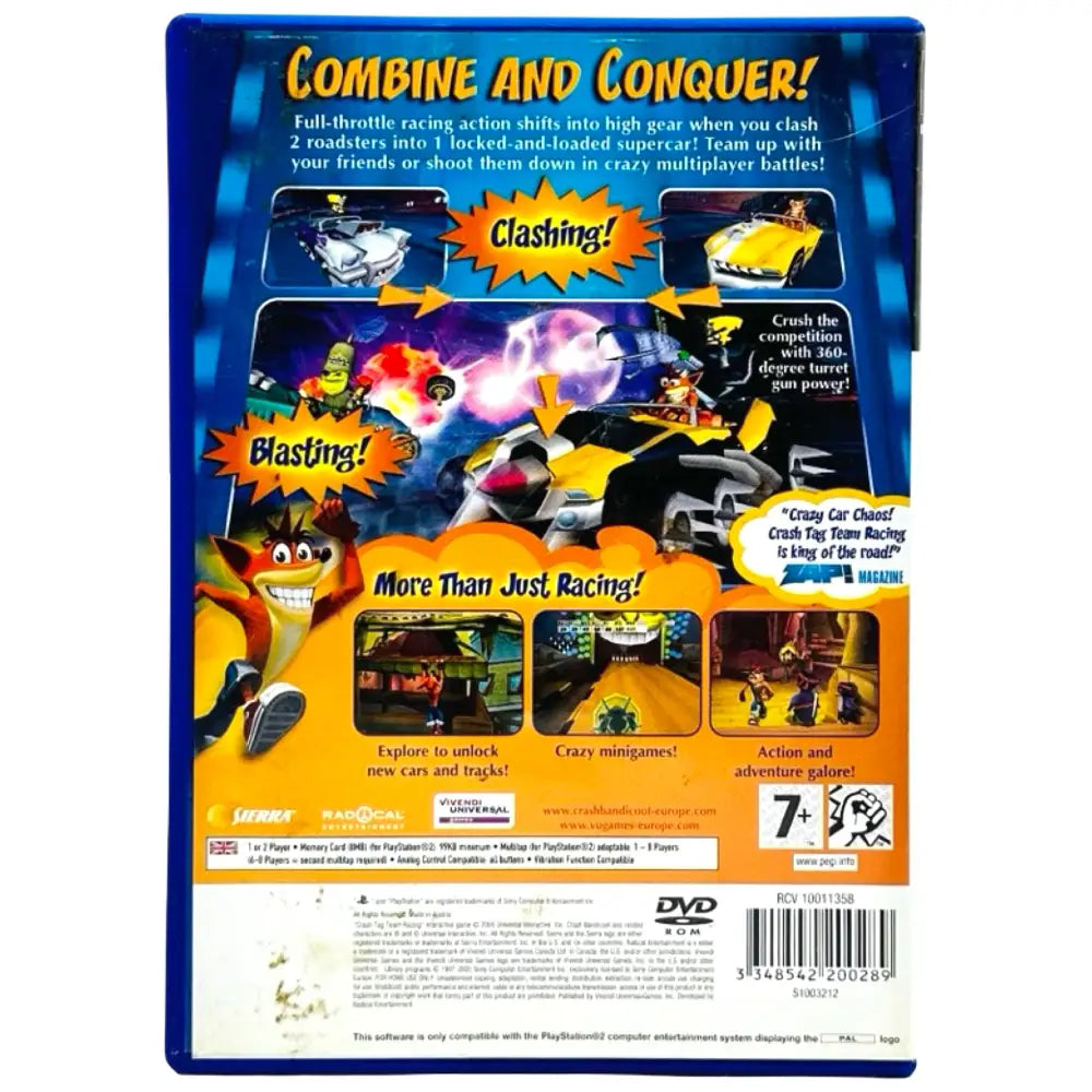 Crash Tag Team Racing - PlayStation 2 (PS2) Spill - Spill