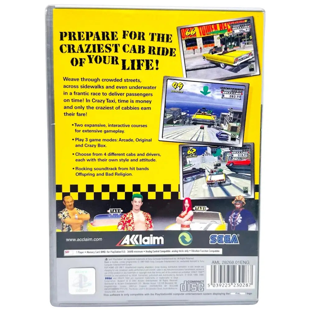 PS2: Crazy Taxi - RetroGaming.no