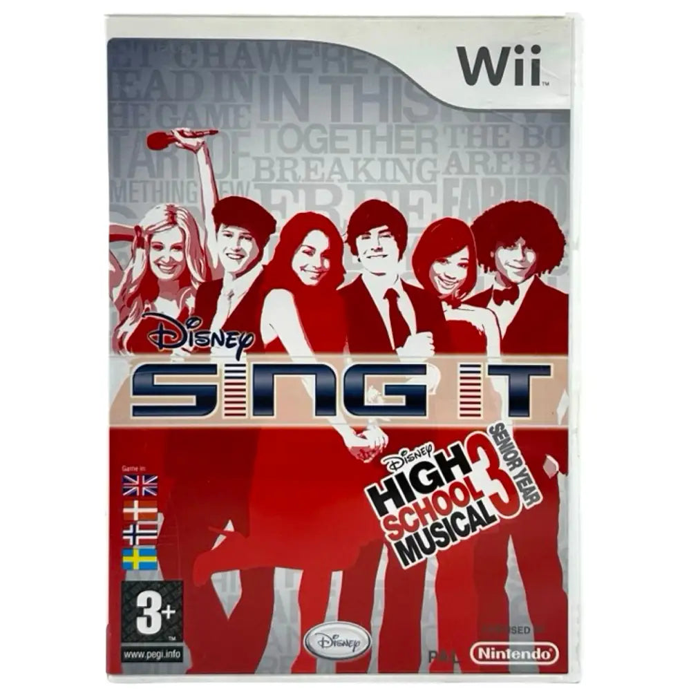 Disney Sing It High School Musical 3 - Nintendo Wii Spill