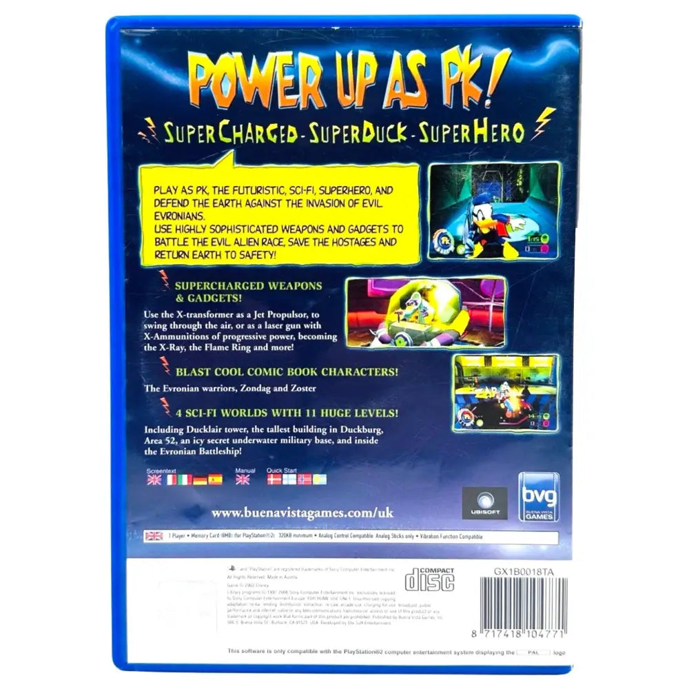 PS2: Disney's Donald Duck: PK - RetroGaming.no
