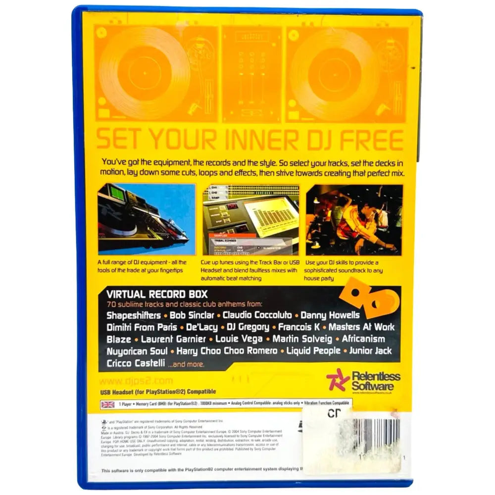 PS2: DJ Decks & FX - RetroGaming.no