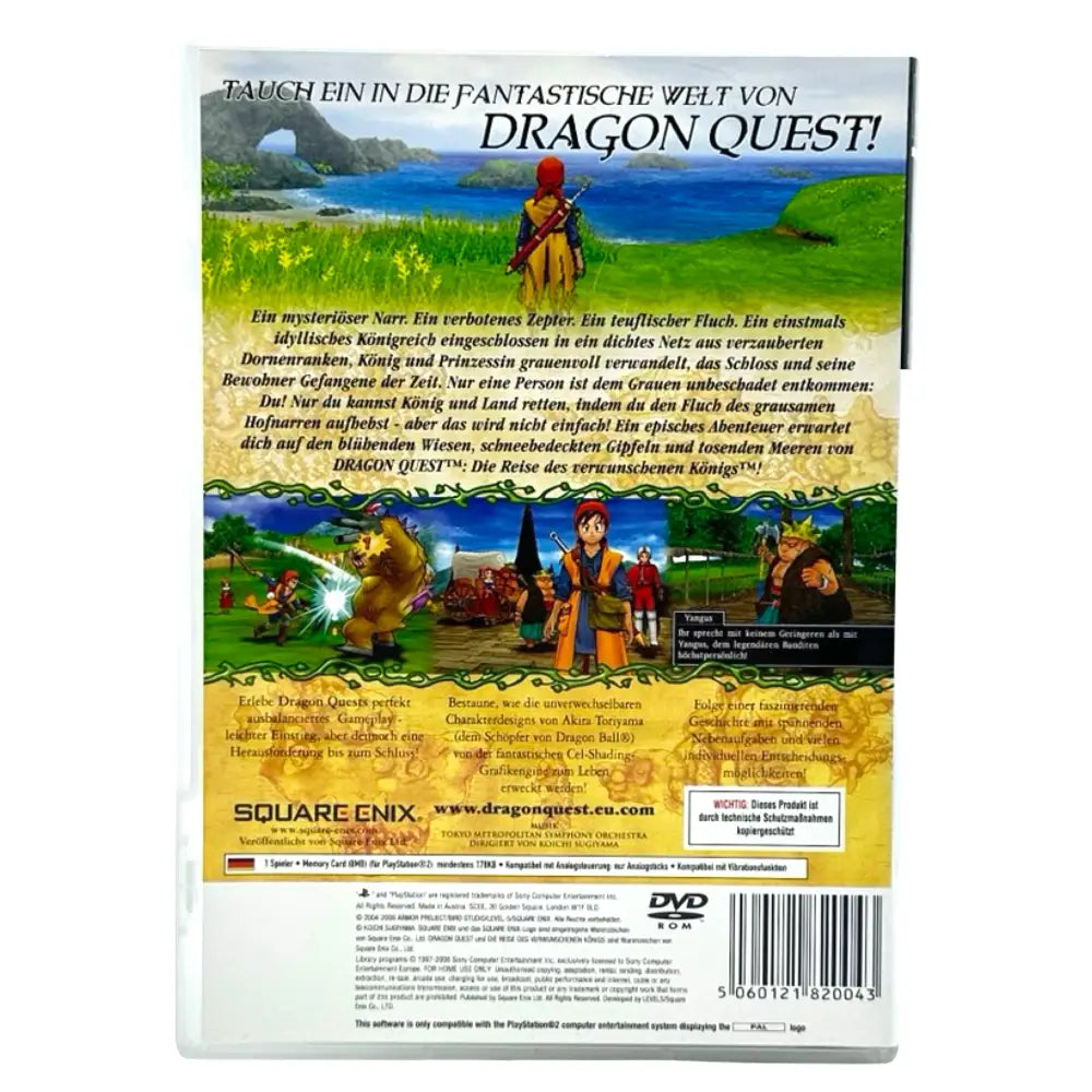 Dragon Quest VIII: Journey Of The Cursed King (Tysk) - PlayStation 2 (PS2) Spill