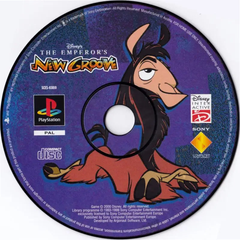 Emperor’s New Groove - PlayStation 1 (PS1) Spill - Kun Spill/Disk