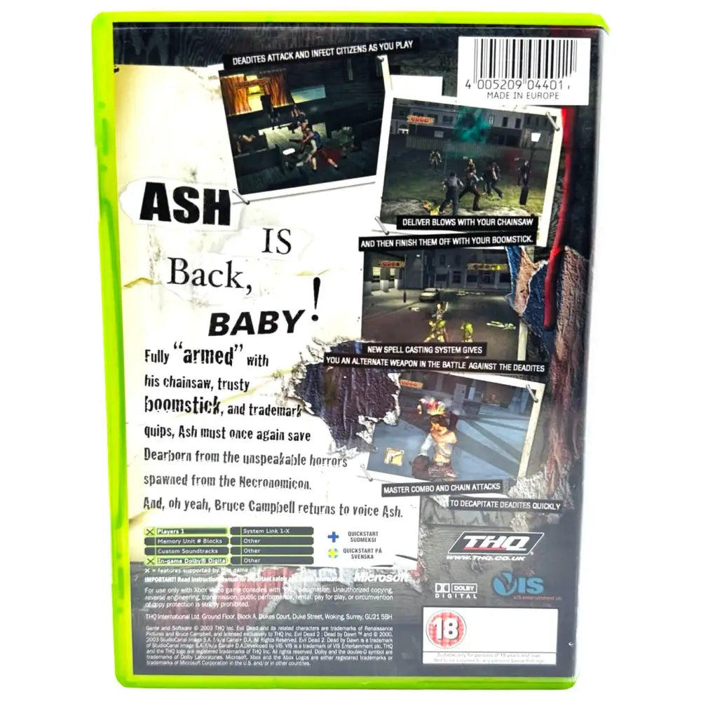 Xbox: Evil Dead: A Fistful Of Boomstick - RetroGaming.no