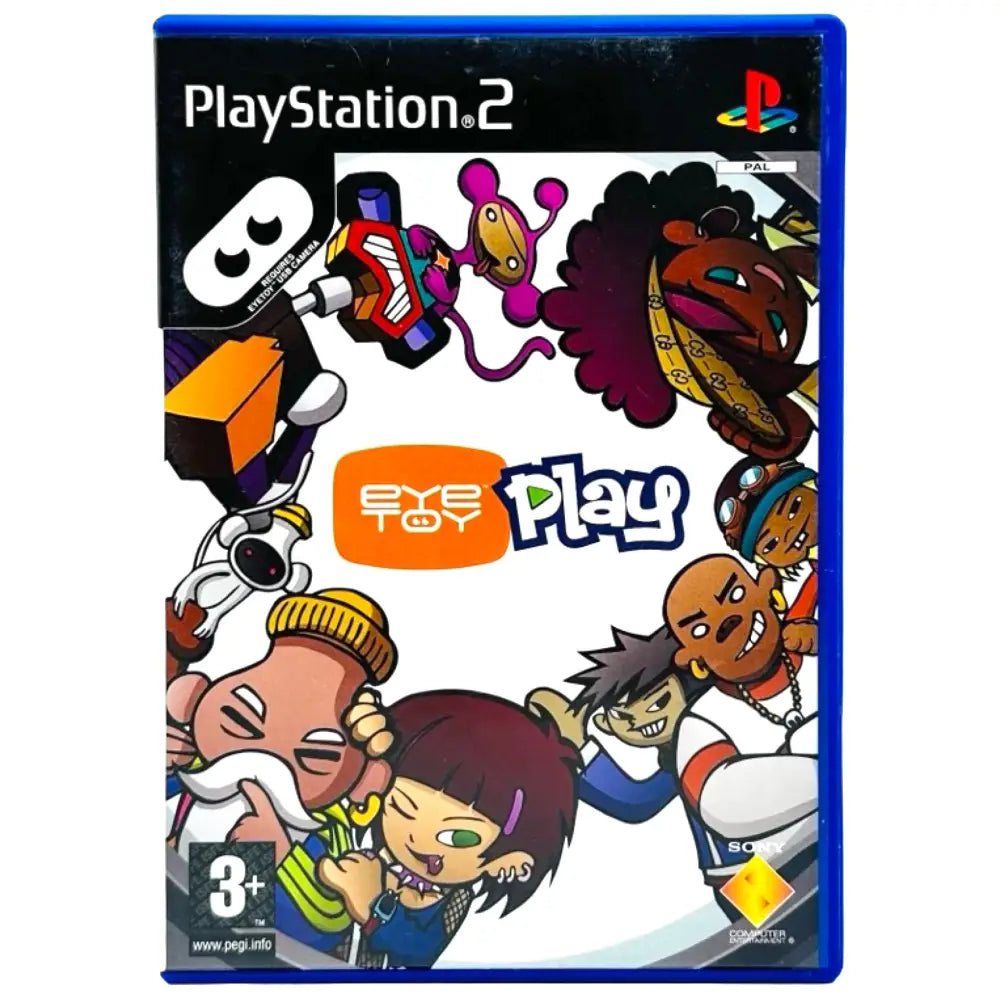 Eye Toy Play - PlayStation 2 (PS2) Spill - Cover - Manual - Spill/Disk / Standard - Spill