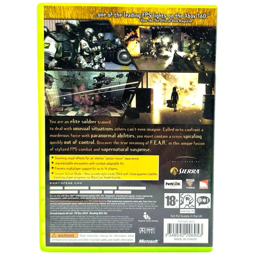 F.E.A.R. - Xbox 360 Spill - Spill