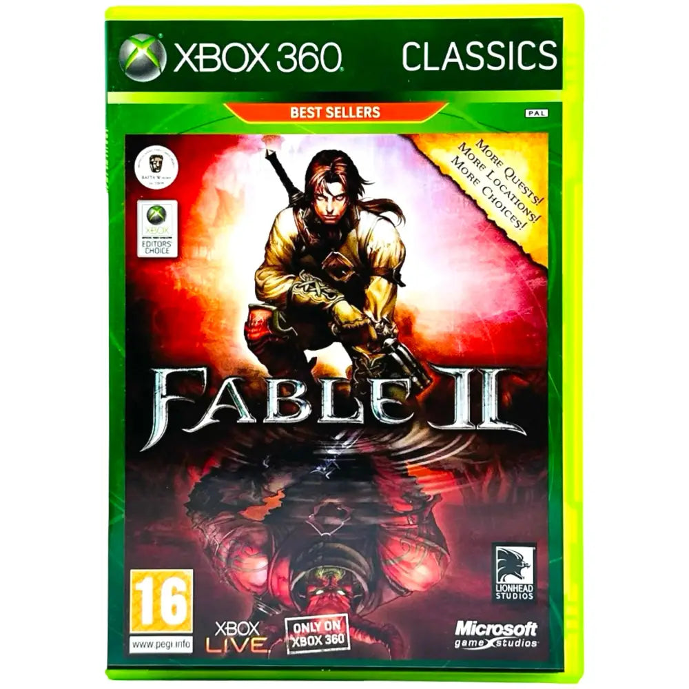 Fable II - Xbox 360 Spill - Cover - Manual - Spill/Disk / Classics - Spill