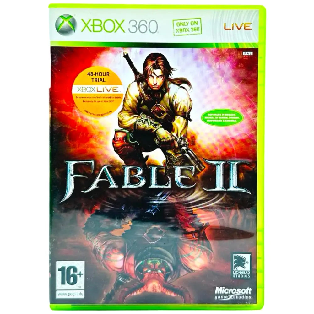 Fable II - Xbox 360 Spill - Cover - Manual - Spill/Disk / Standard - Spill
