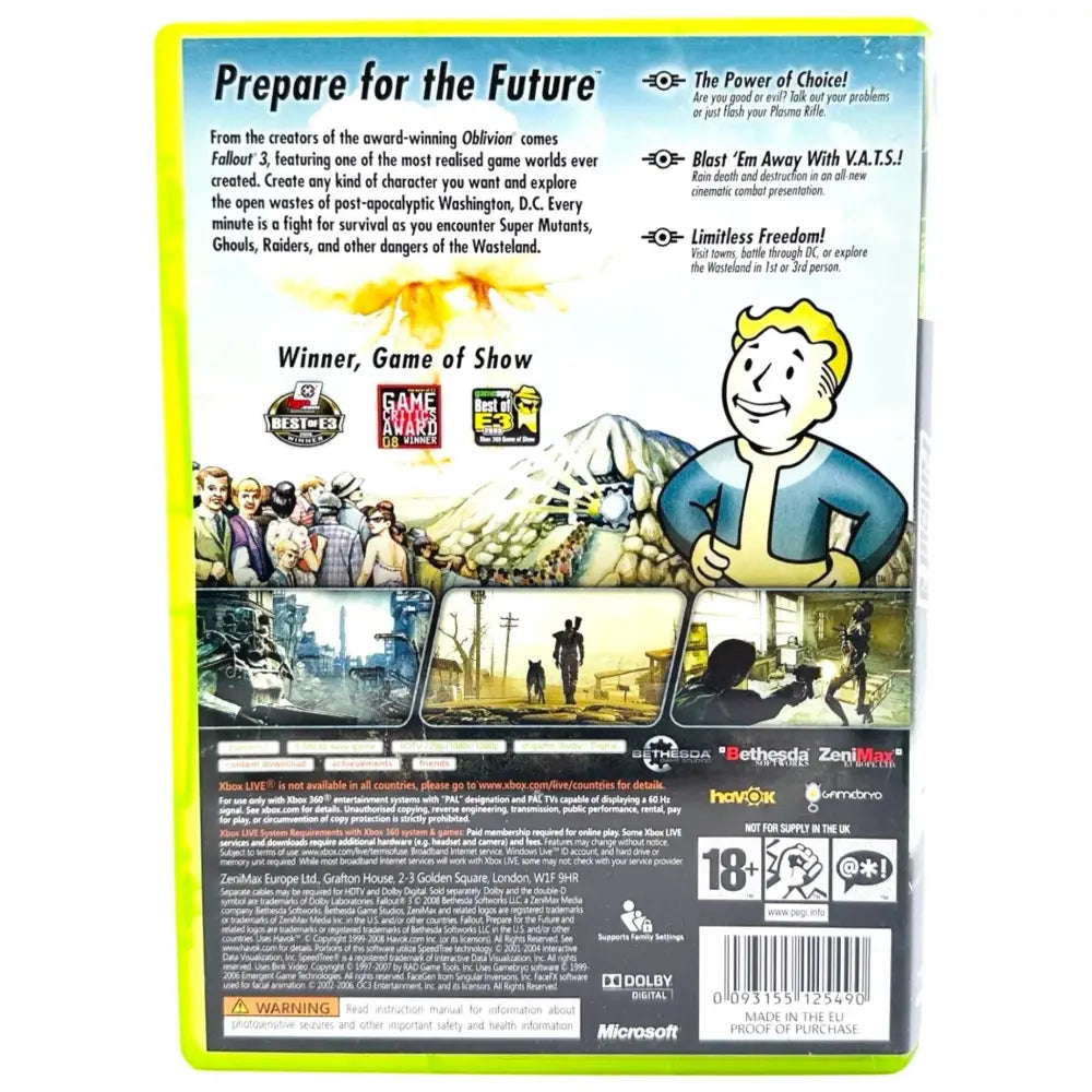 Xbox 360: Fallout 3 - RetroGaming.no