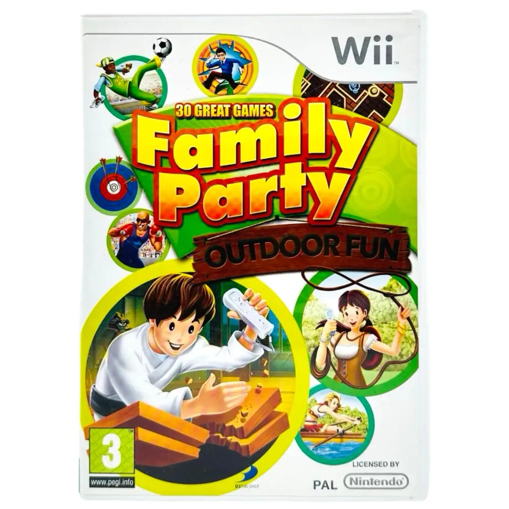 Family Party: Outdoor Fun - Nintendo Wii Spill - Spill