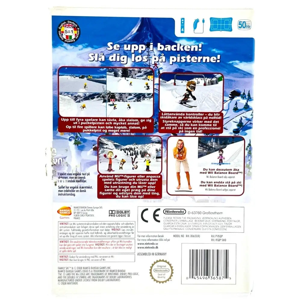 Wii: Family Ski - RetroGaming.no