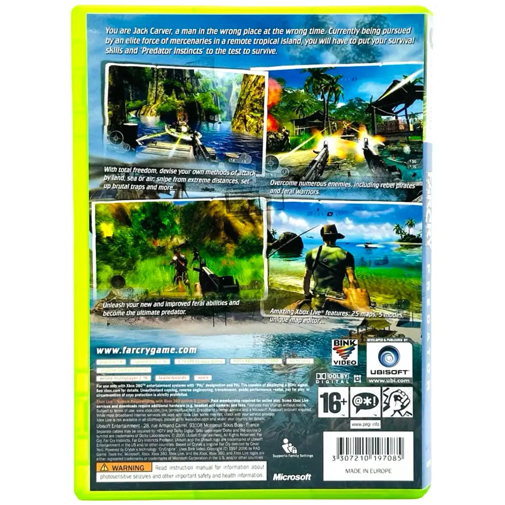 Far Cry Instincts Predator - Xbox 360 Spill