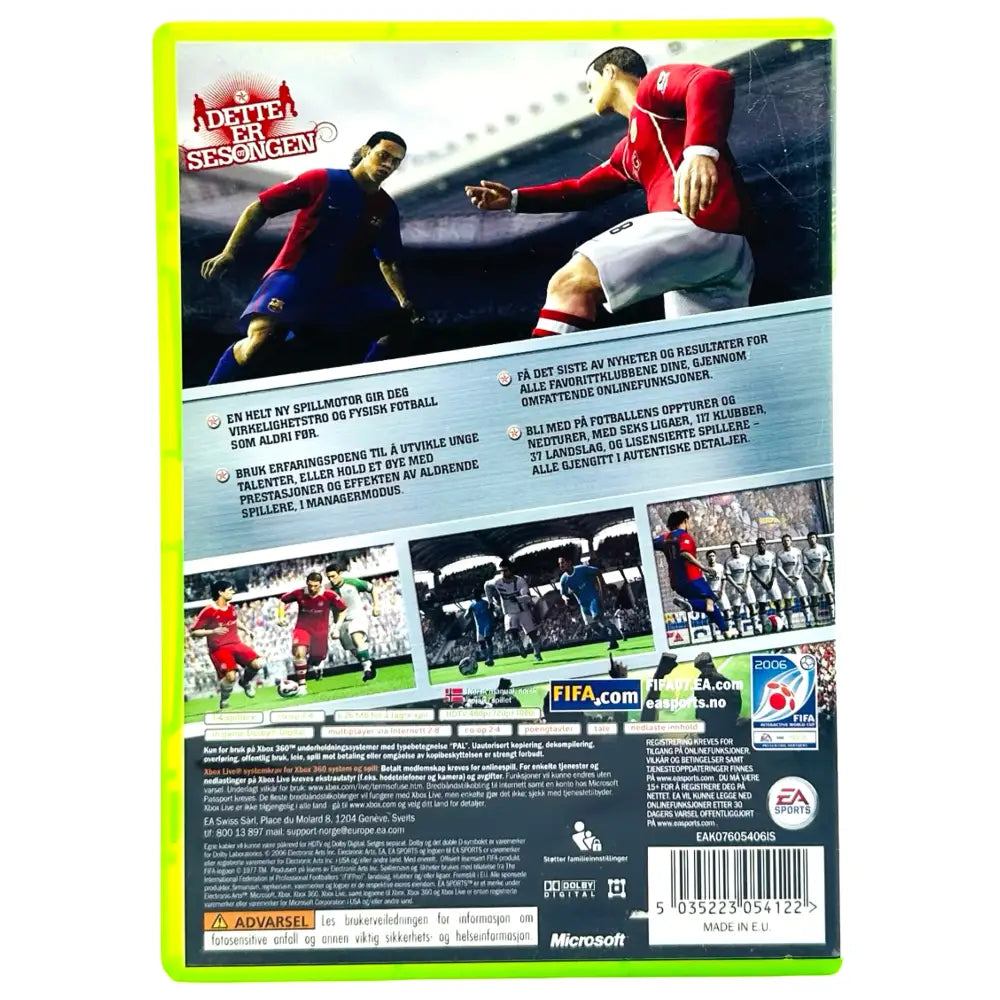 FIFA 07 - Xbox 360 Spill