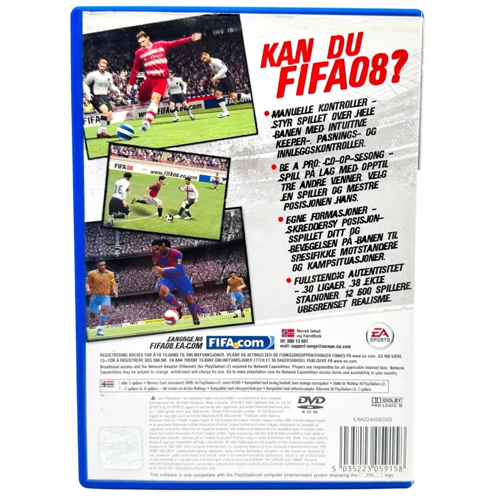 PS2: FIFA 08 - RetroGaming.no