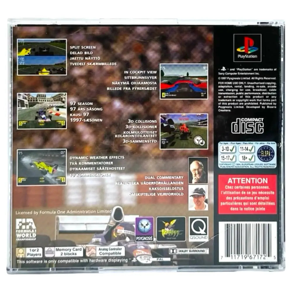 Formula 1 97 - PlayStation (PS1) Spill