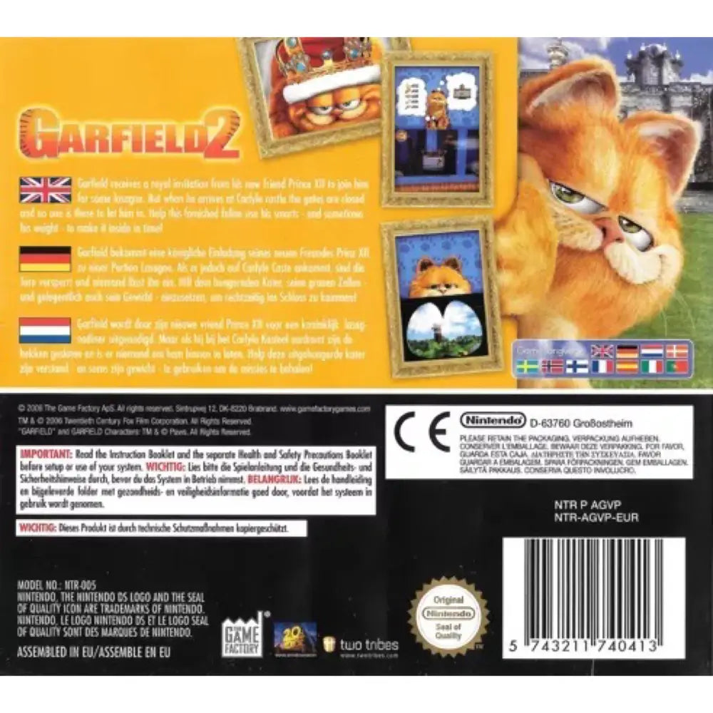 Garfield 2 - Nintendo DS Spill
