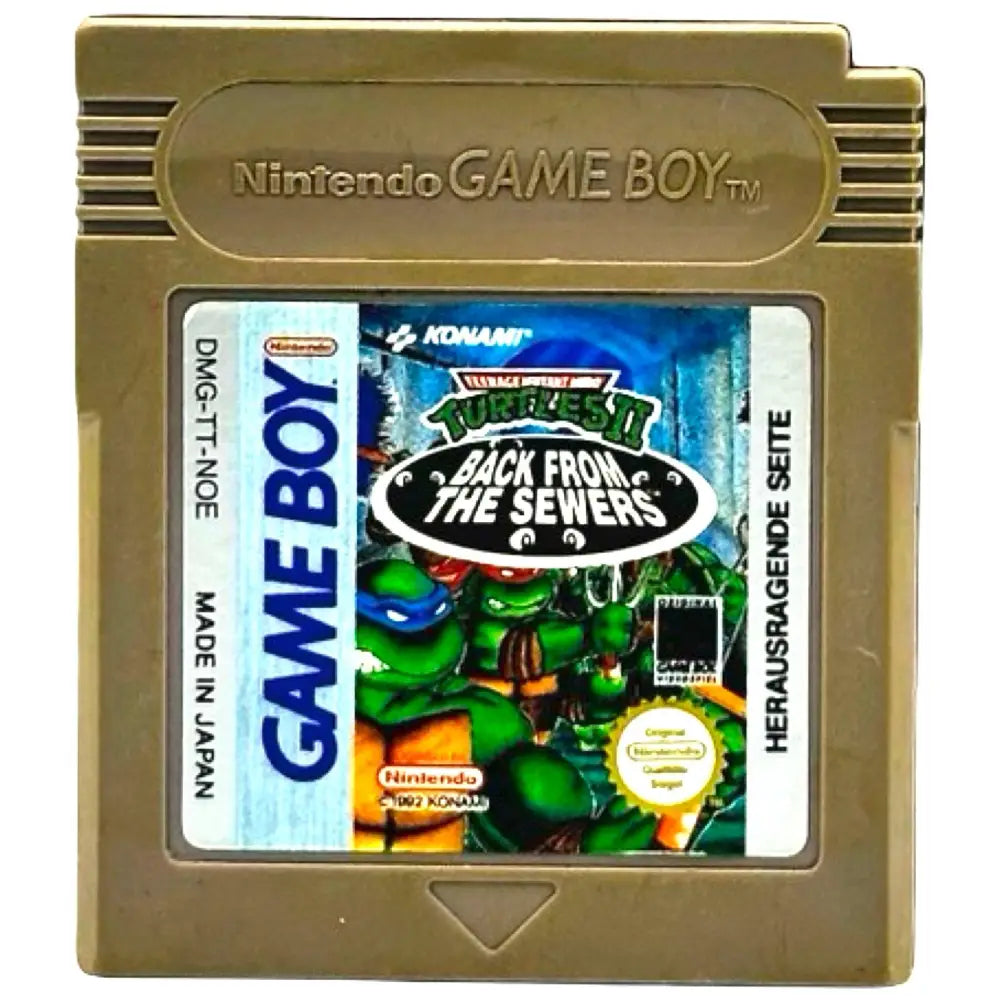GB: Teenage Mutant Hero Turtles II: Back From The Sewers - Spill