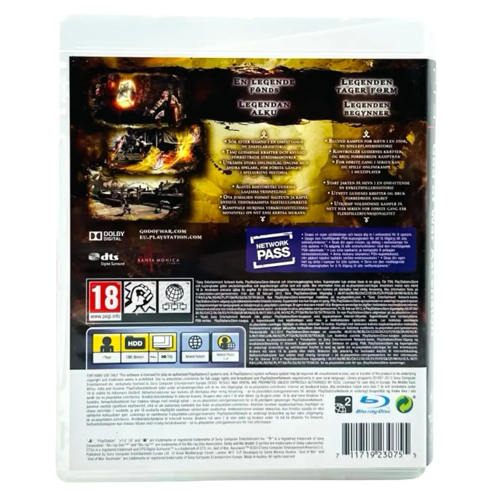 God of War: Ascension - PlayStation 3 (PS3) Spill