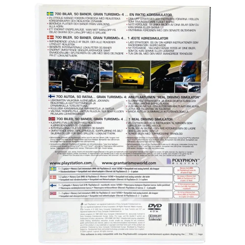 PS2: Gran Turismo 4 - RetroGaming.no