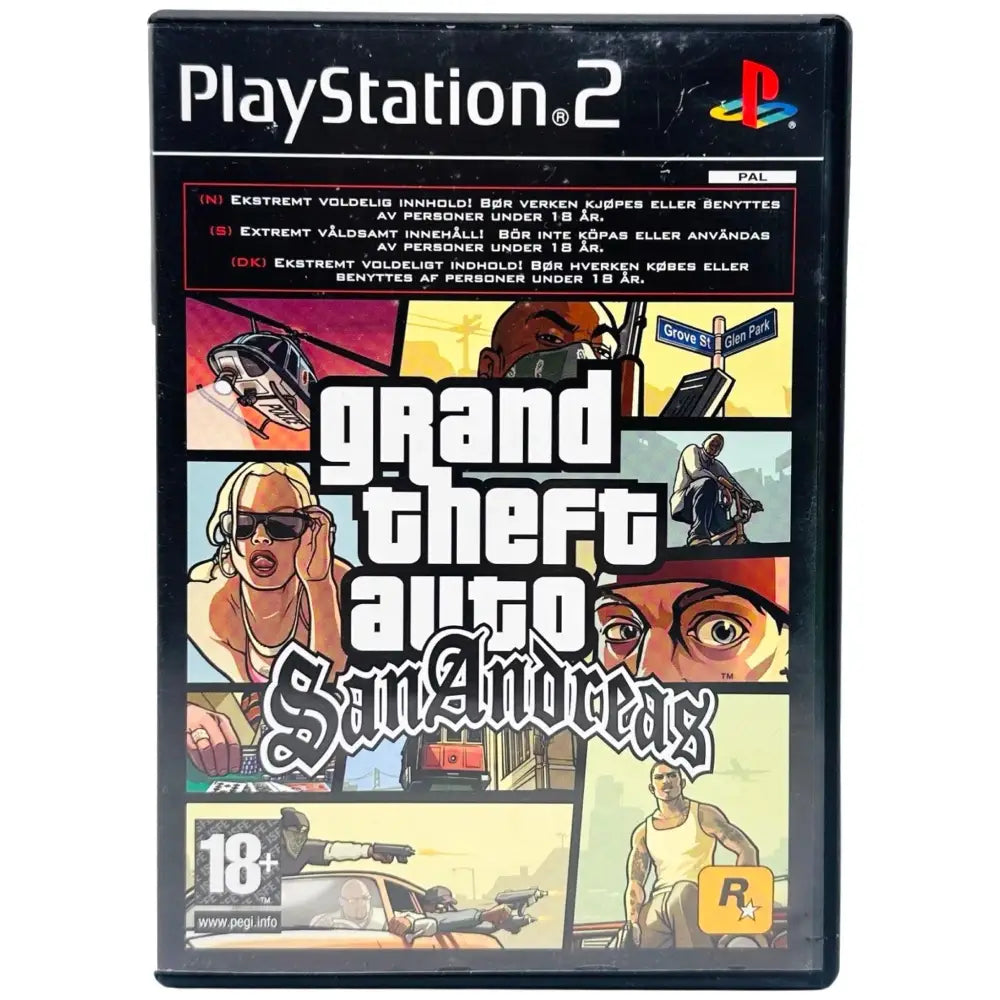 PS2: Grand Theft Auto: San Andreas - RetroGaming.no